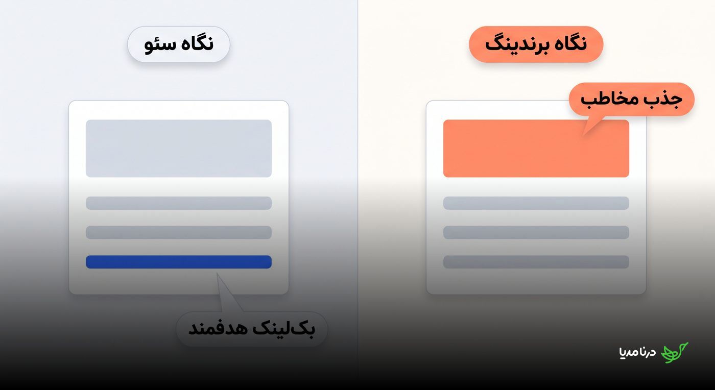 مقایسه دو رویکرد رپورتاژ؛ نگاه سئو با یک لینک هدفمند و نگاه برندینگ با تمرکز بر جذب مخاطب